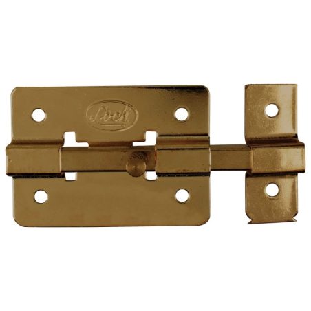 PASA5 Pasador de sobreponer de barra latón antiguo 5 cm Lock