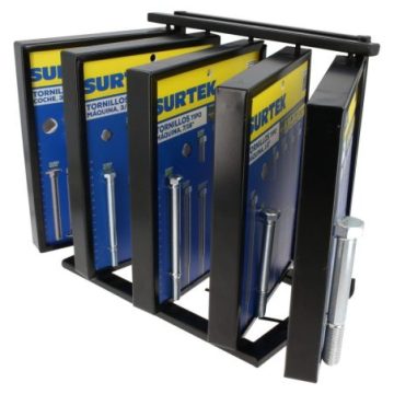 EXMUE Exhibidor de mostrador para muestrarios 34 x 33 x 26 cm Surtek