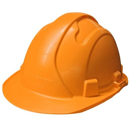 CASN Casco de seguridad con ajuste de intervalos de 4 puntos, color naranja Surtek