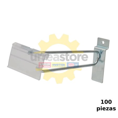 124132 Gancho para panel ranurado con preciador 4 pulgadas  Urrea