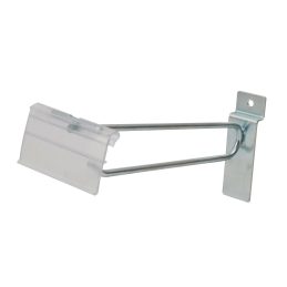 124133 Gancho para panel ranurado con preciador plástico, 6" Surtek