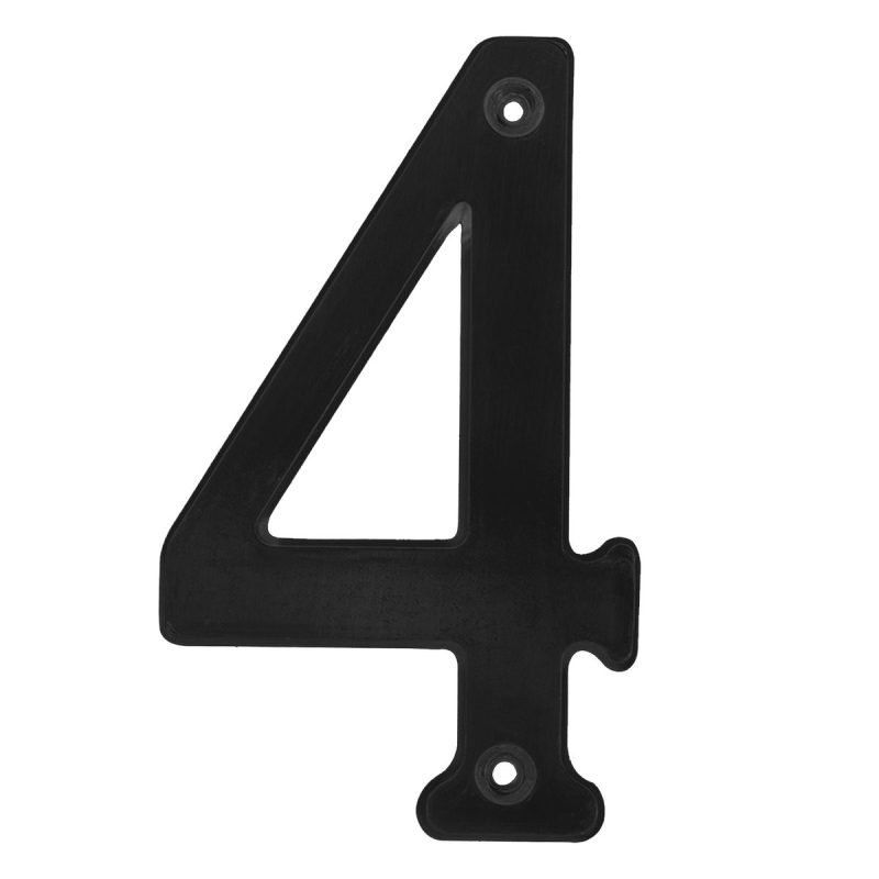 Número 4 slim 4" negro Lock Número 4 slim 4" negro Lock