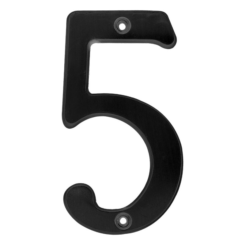 Número 5 slim 4" negro Lock Número 5 slim 4" negro Lock
