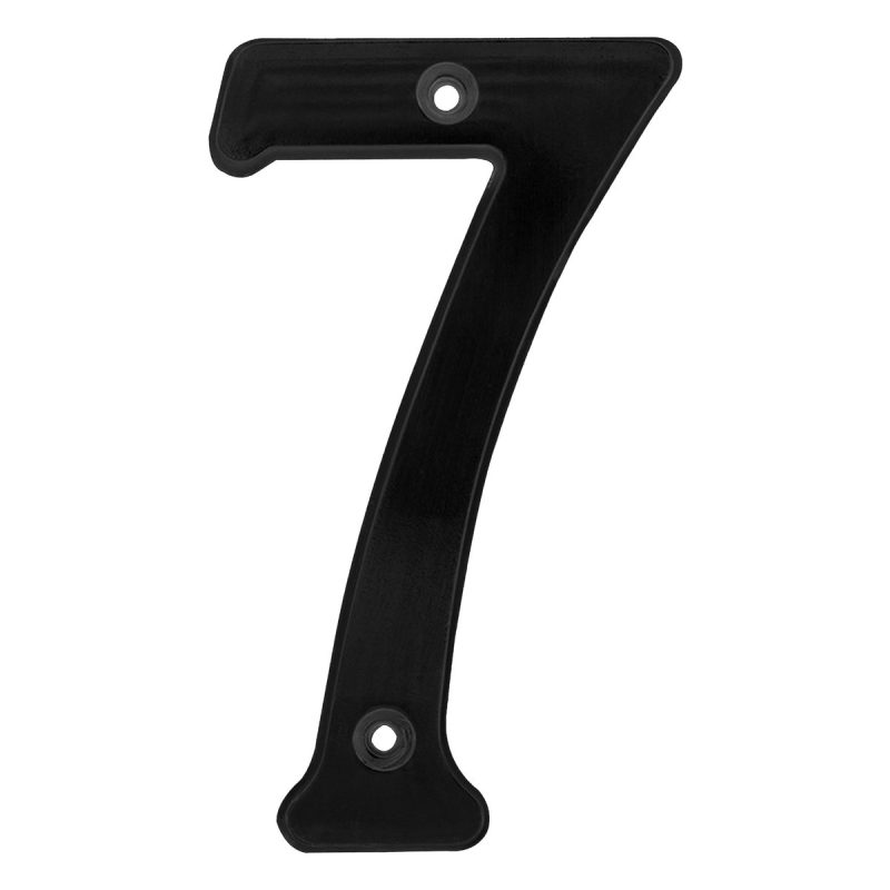 Número 7 slim 4" negro Lock Número 7 slim 4" negro Lock