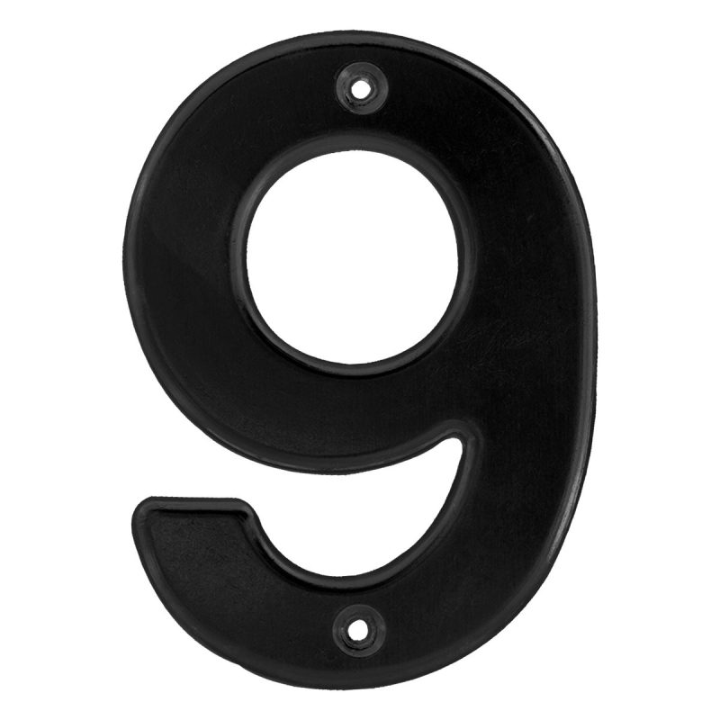 Número 9 bold 4" negro Lock Número 9 bold 4" negro Lock