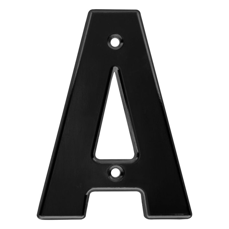 Letra A bold 4" negro Lock Letra A bold 4" negro Lock