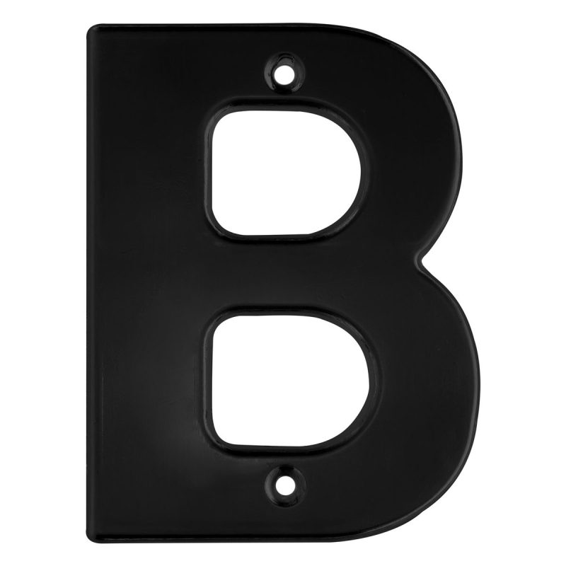 Letra B bold 4" negro Lock Letra B bold 4" negro Lock