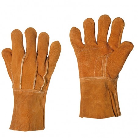 144150 Guantes cortos de carnaza Foy