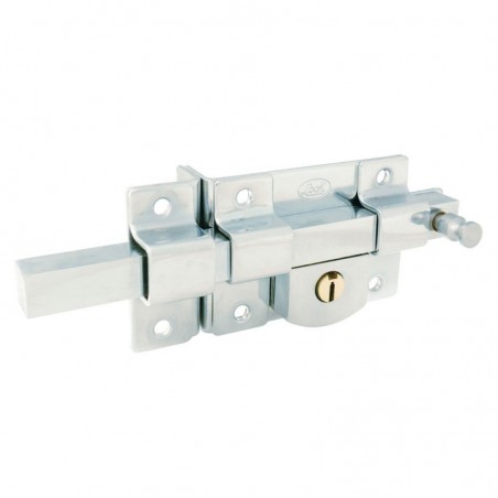 L560DCB Cerradura derecha barra fija estándar cromo brillante Lock