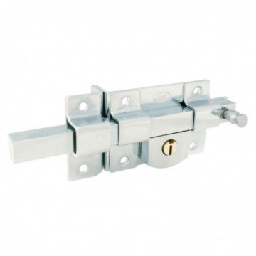 L560ICB Cerradura izq barra fija llave estándar cromo brillante Lock
