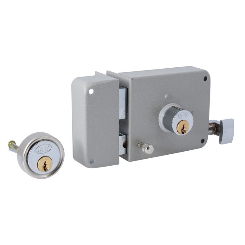 Cerradura sobreponer clásica dcha, estándar blister Lock 24CS | Urrea store