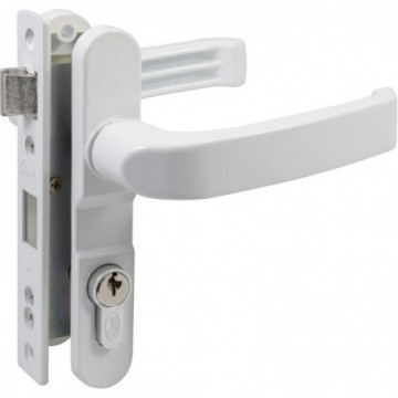10CL Cerradura para puerta de aluminio color blanco Lock