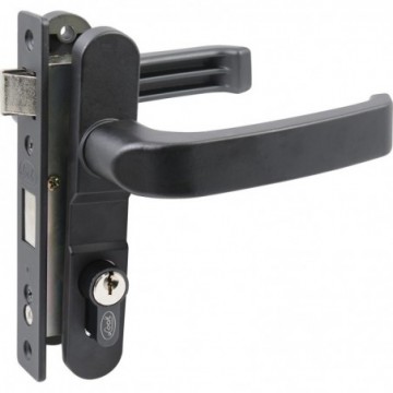 11CL Cerradura para puerta de aluminio color negro Lock