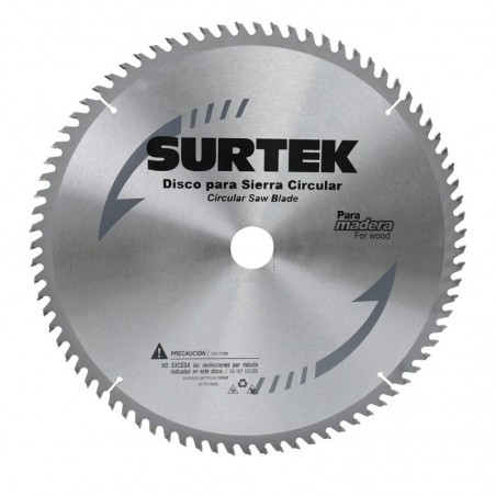 120641 Disco para sierra circular 14 pulgadas 60 dientes Surtek
