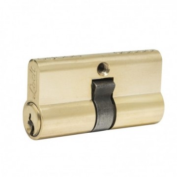 LC60ELB Cilindro europeo 60mm llave de puntos latón brillante Lock