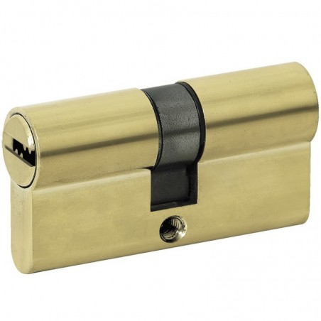 LC60QLB Cilindro europeo 60mm seguridad extrema latón brillante Lock