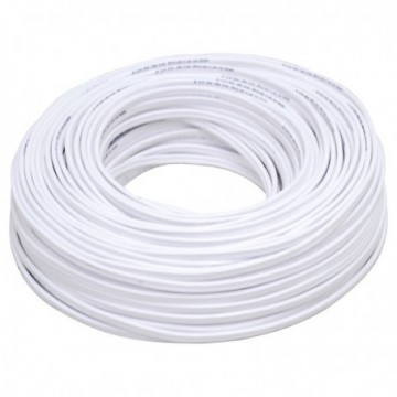 136927 Cable eléctrico tipo POT Cal. 2 x 14 100mt blanco Surtek