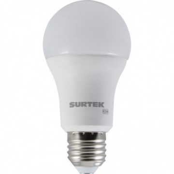FLC11 Foco LED 11W luz cálida bulbo A19 base E27 Surtek