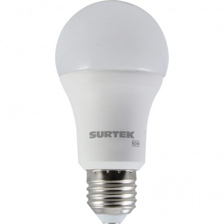 FLC14 Foco LED 14 W luz cálida bulbo A19 base E27 Surtek