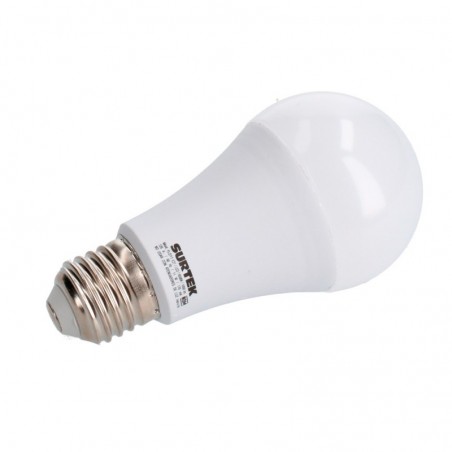 FLD11 Foco LED 11W luz de día bulbo A19 base E27  Surtek